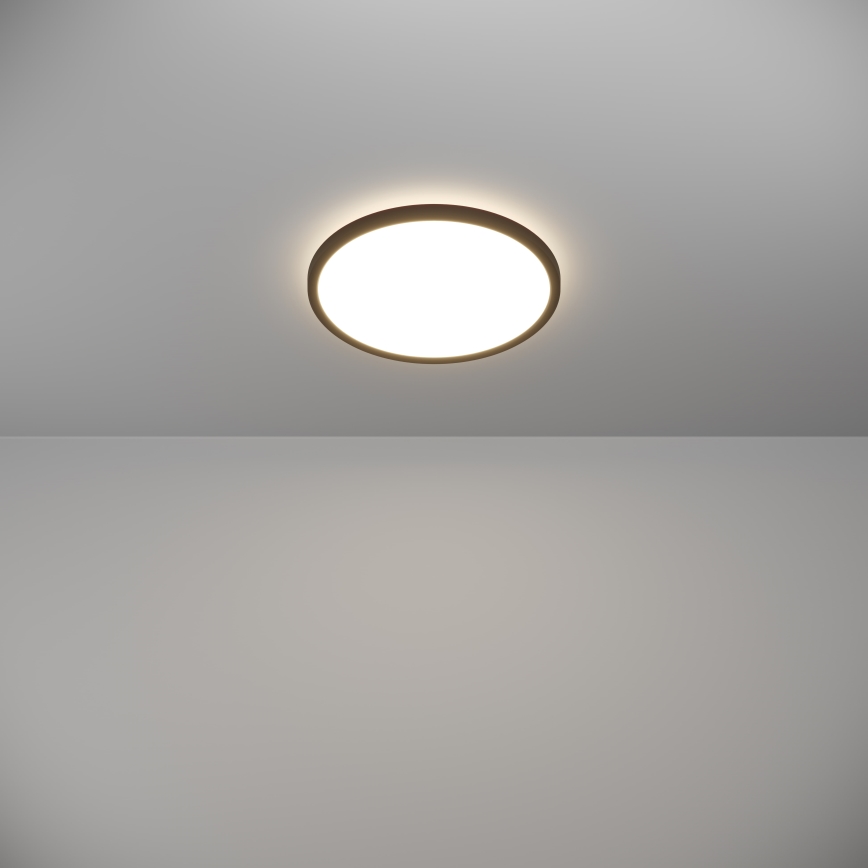 Eglo - Plafonieră LED pentru baie LED/13,9W/230V 2700/4000/6500K diam. 30 cm IP44 negru
