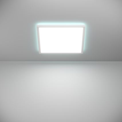 Eglo - Plafonieră LED RGBW reglabilă pentru baie LED/17,6W/230V 2700-6500K 39x39 cm IP44 alb ZigBee