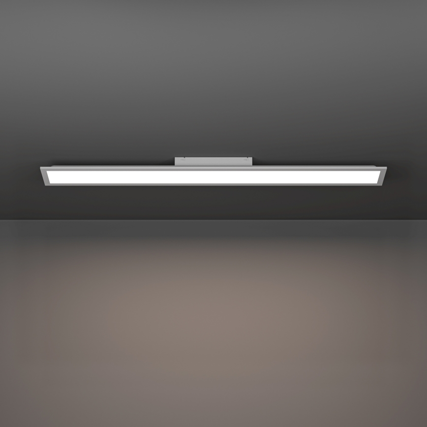 Eglo - Plafonier LED aplicat dimabil, 28,3W/230V, 2700-6500K, 120x15 cm, alb + telecomandă