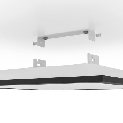 Eglo - Plafonieră LED RGBW dimabilă LED/14W/230V 2700-6500K 30x30 cm neagră
