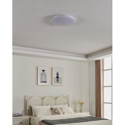 Eglo - Plafonieră LED pentru baie LED/36W/230V Ø 43 cm IP54 albă