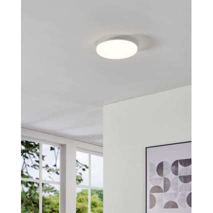 Eglo Plafonieră LED pentru baie, 20 W, 230 V, 2700/4000/6500 K, Ø 31 cm, IP54, alb