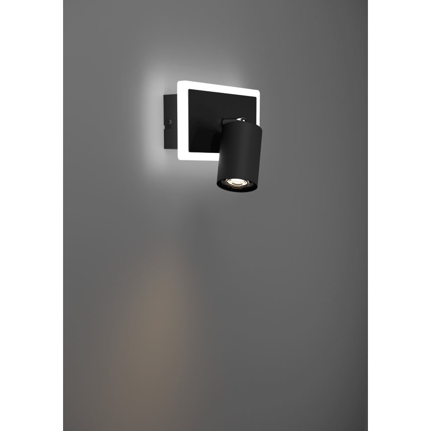 Eglo - Aplica spot LED de perete, 7W/230V, neagră