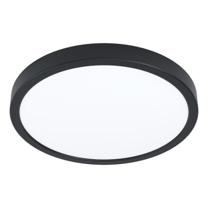 Eglo - Plafonieră LED pentru baie, dimabilă RGBW, 17,5 W, 230 V, 2700–6500 K, Ø 38,9 cm, IP44, negru