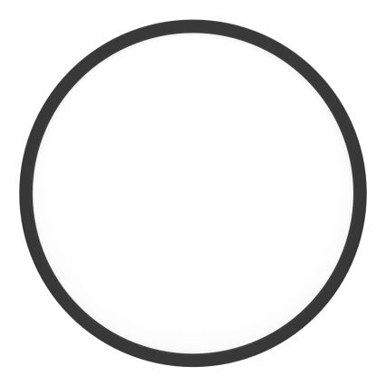 Eglo - Plafonieră LED pentru baie, dimabilă RGBW, 17,5 W, 230 V, 2700–6500 K, Ø 38,9 cm, IP44, negru