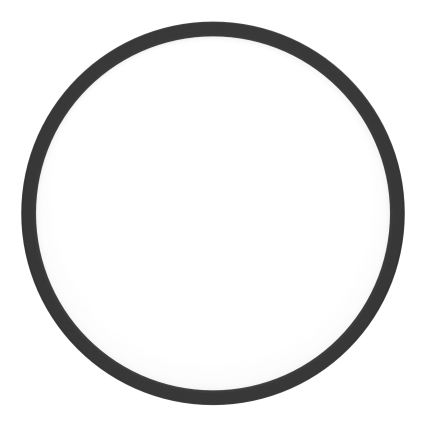 Eglo - Plafonier LED RGBW dimerizabil pentru baie, 17,5 W, 230 V, 2700–6500 K, Ø 39,9 cm, IP44, negru