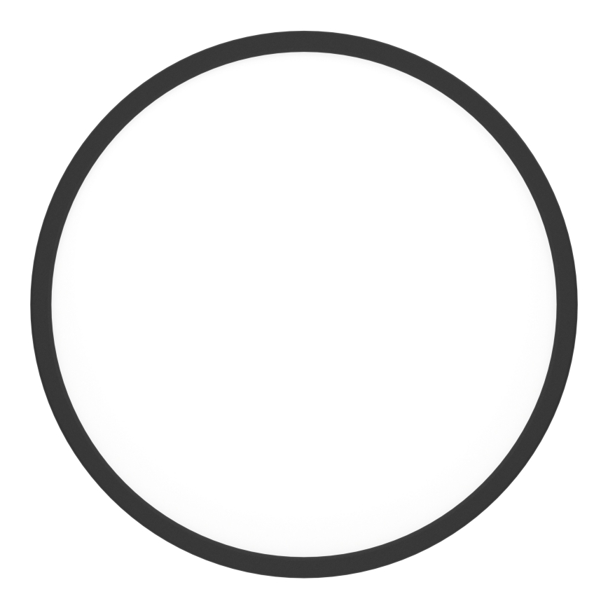 Eglo - Plafonier LED RGBW dimerizabil pentru baie, 17,5 W, 230 V, 2700–6500 K, Ø 39,9 cm, IP44, negru