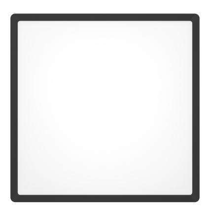 Eglo - Plafonieră LED RGBW dimerizabilă pentru baie LED/17,8W/230V 2700-6500K Ø 39,9 cm IP44 neagră