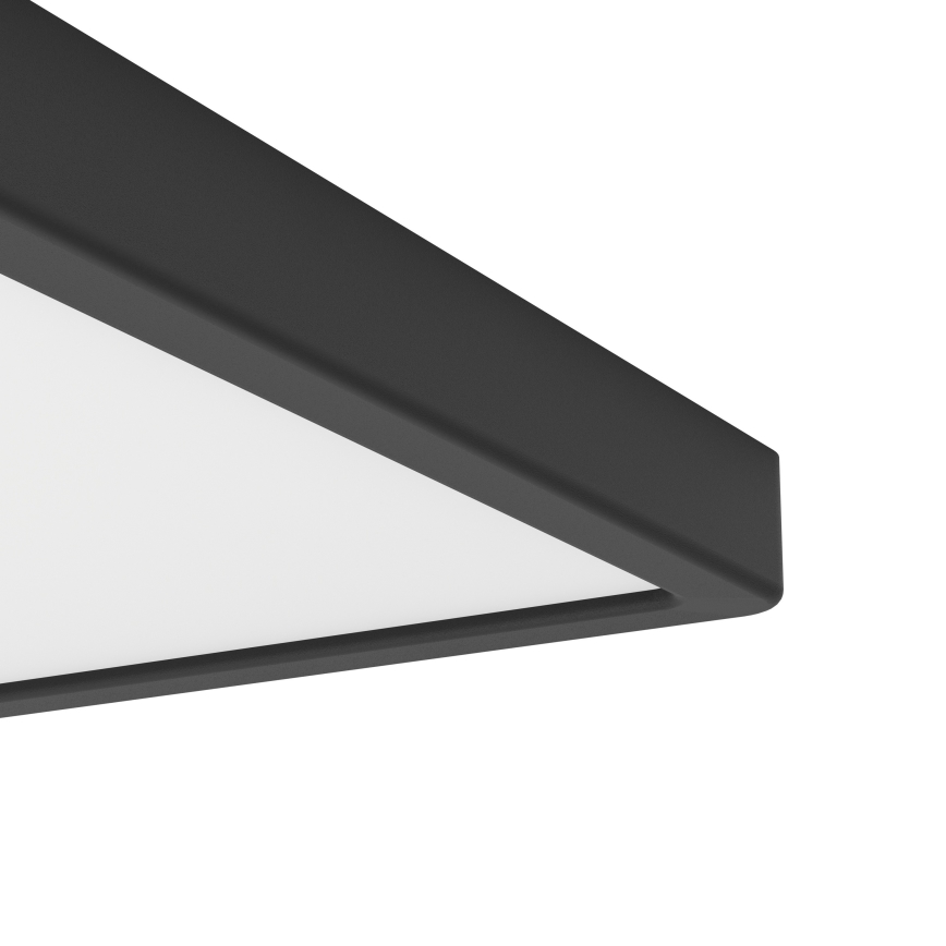 Eglo - Plafonieră LED RGBW reglabilă pentru baie LED/17,8W/230V 2700-6500K 39x39 cm IP44 negru