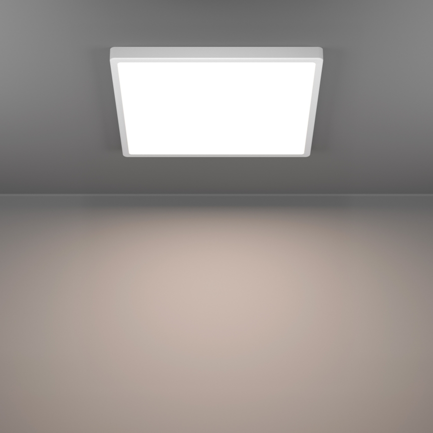 Eglo - Plafonieră LED RGBW dimabilă pentru baie, LED/17,8W/230V 2700-6500K, Ø 39 cm, IP44, albă