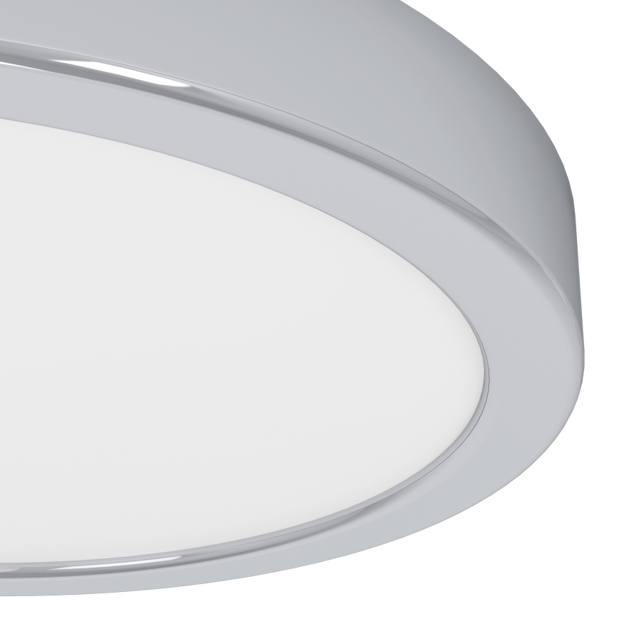 Eglo - Plafonieră LED pentru baie, 11,5W, 230V, 2700/4000/6500K, diam. 21,1 cm, IP44, crom lucios