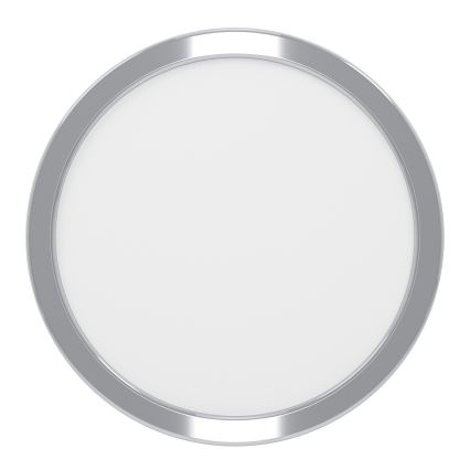 Eglo - Plafonieră LED pentru baie, 11,5W, 230V, 2700/4000/6500K, diam. 21,1 cm, IP44, crom lucios