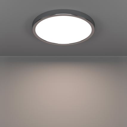 Eglo - Plafonieră LED pentru baie LED/14,2W/230V 2700/4000/6500K Ø 27,8 cm IP44 crom lucios
