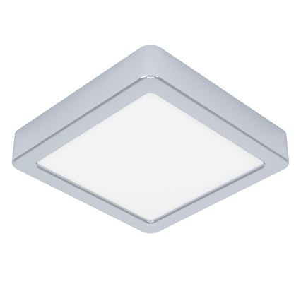 Eglo - Plafonieră LED pentru baie, 7 W, 230 V, 2700/4000/6500 K, 15 x 15 cm, IP44, crom lucios