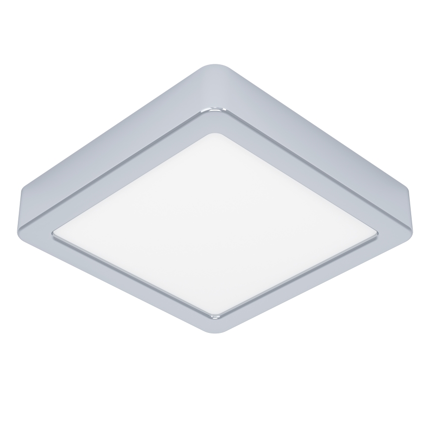 Eglo - Plafonieră LED pentru baie, 7 W, 230 V, 2700/4000/6500 K, 15 x 15 cm, IP44, crom lucios