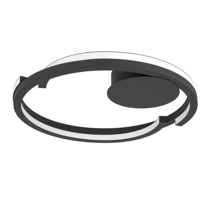 Eglo - Plafonieră LED dimabilă 2xLED/20W/230V 2700-6500K Ø48 cm negru + telecomandă