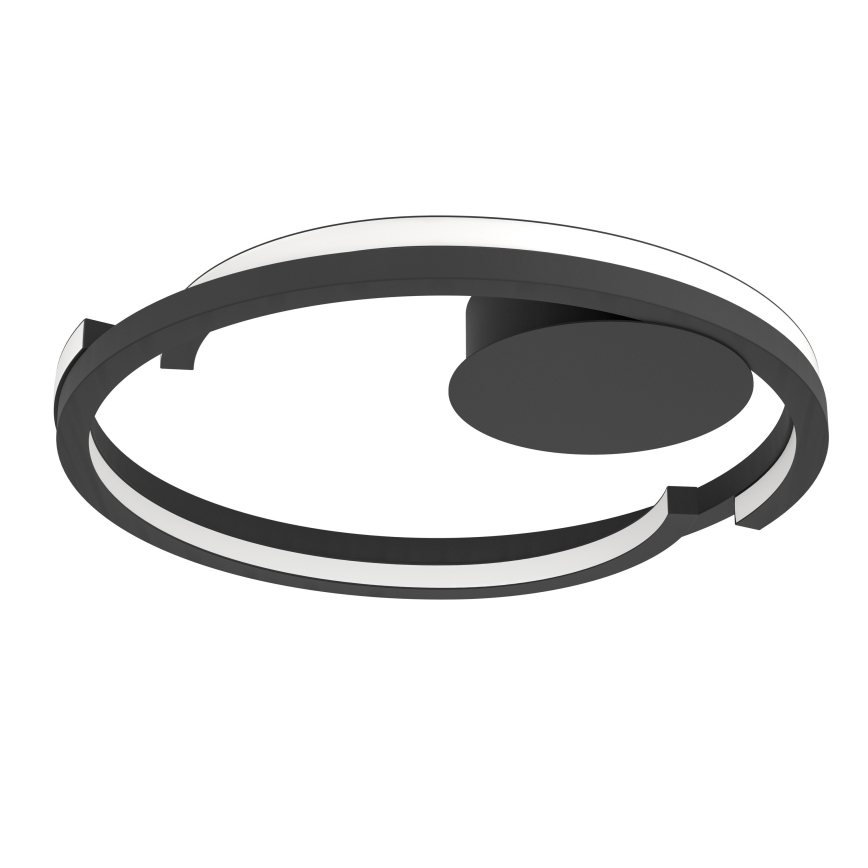 Eglo - Plafonieră LED dimabilă 2xLED/20W/230V 2700-6500K Ø48 cm negru + telecomandă