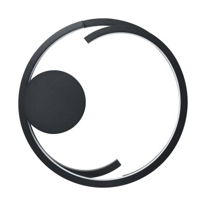 Eglo - Plafonieră LED dimabilă 2xLED/20W/230V 2700-6500K Ø48 cm negru + telecomandă