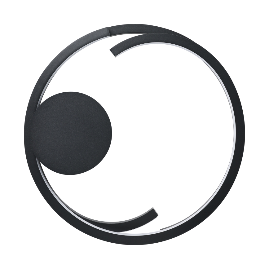 Eglo - Plafonieră LED dimabilă 2xLED/20W/230V 2700-6500K Ø48 cm negru + telecomandă