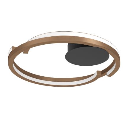 Eglo - Plafonieră LED dimabilă, 2xLED, 20W, 230V, 2700-6500K, Ø 48 cm, finisaj bronz, cu telecomandă
