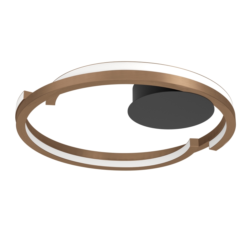 Eglo - Plafonieră LED dimabilă, 2xLED, 20W, 230V, 2700-6500K, Ø 48 cm, finisaj bronz, cu telecomandă