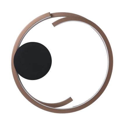 Eglo - Plafonieră LED dimabilă, 2xLED, 20W, 230V, 2700-6500K, Ø 48 cm, finisaj bronz, cu telecomandă