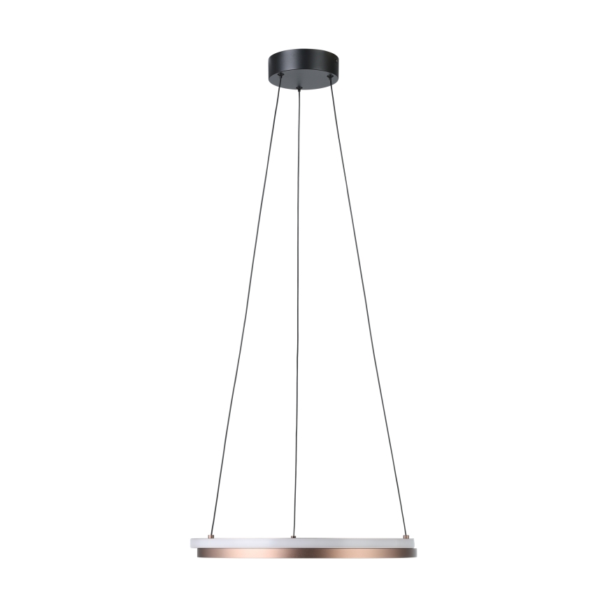 Eglo - Lustra LED reglabilă pe cablu, 2xLED/20W/230V, 2700–6500K, Ø 48 cm, finisaj bronz + telecomandă