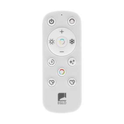 Eglo - Lustra LED reglabilă pe cablu, 2xLED/20W/230V, 2700–6500K, Ø 48 cm, finisaj bronz + telecomandă