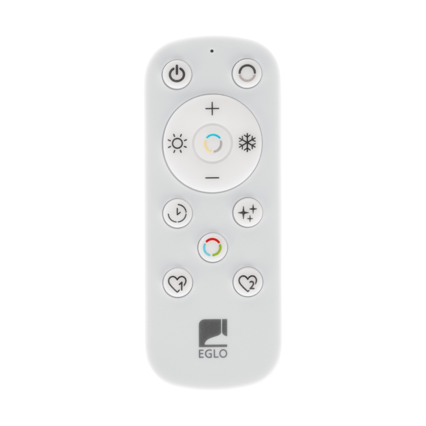 Eglo - Lustra LED reglabilă pe cablu, 2xLED/20W/230V, 2700–6500K, Ø 48 cm, finisaj bronz + telecomandă