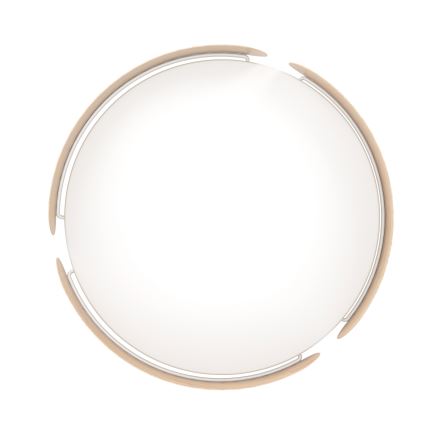 Eglo - Plafonieră LED, 20W/230V, Ø 37 cm, bej