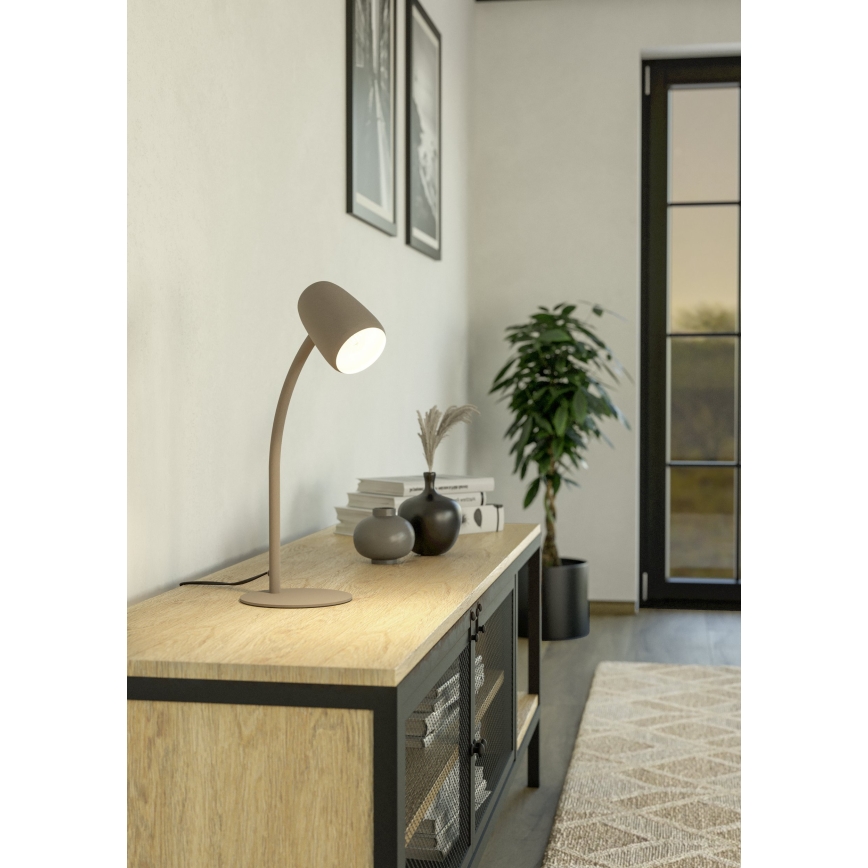 Eglo - Lampă de masă 1xE14/18W/230V crem