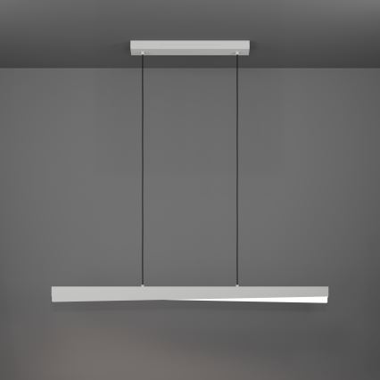 Eglo - Pendul LED RGBW dimabil pe cablu LED/19W/230V 2700-6500K gri