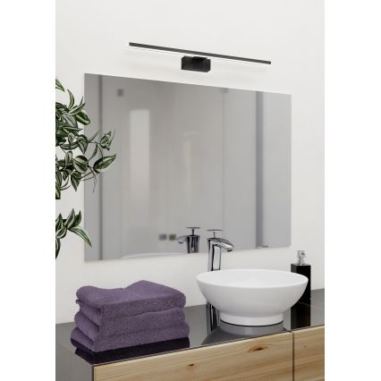 Eglo - Iluminare LED pentru oglindă de baie LED/10W/230V 3000/4000/6500K 60 cm IP44 negru