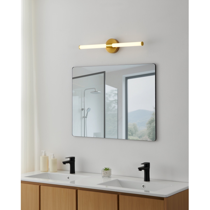 Eglo - Iluminare LED pentru oglindă de baie LED/11W/230V 3000/4000/6500K 60 cm IP44 auriu