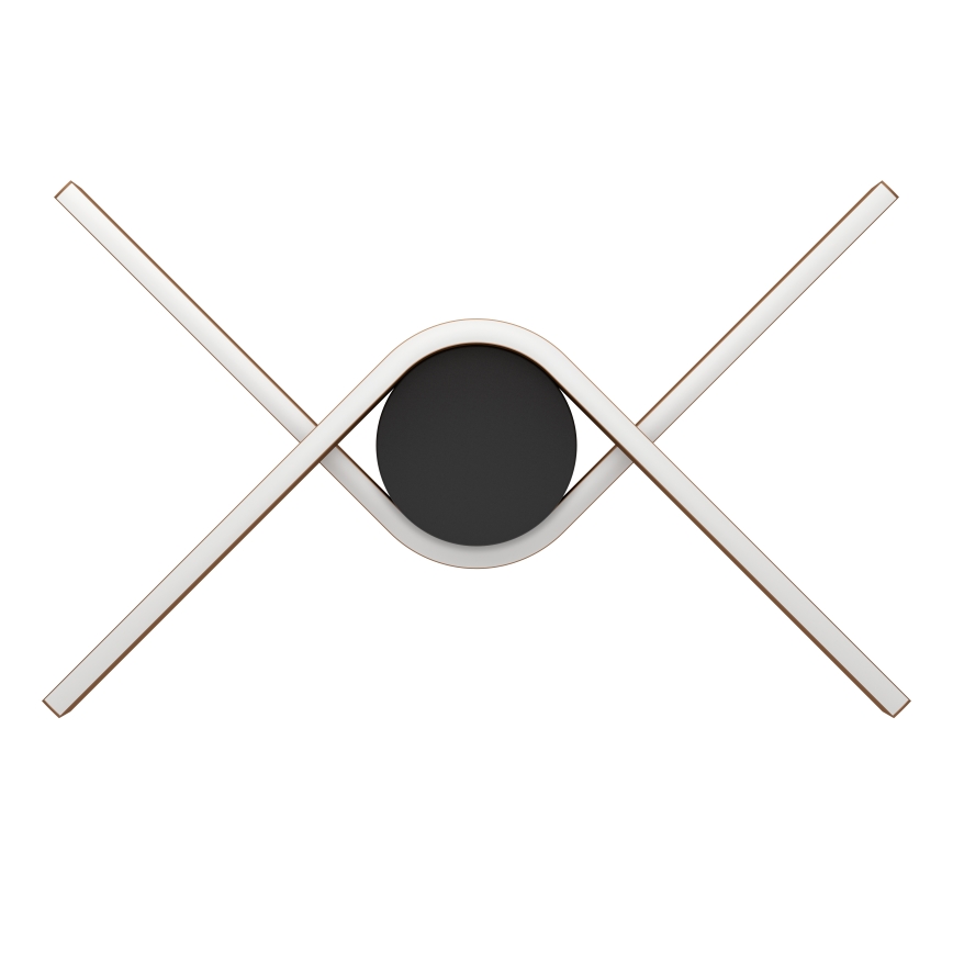 Eglo - Plafonieră LED RGBW dimabilă 2xLED/18W/230V 2700-6500K cupru/negru