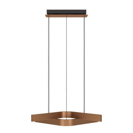 Eglo - Candelabru LED RGBW reglabil, suspendat pe cablu, 2xLED/18W/230V, cupru/negru