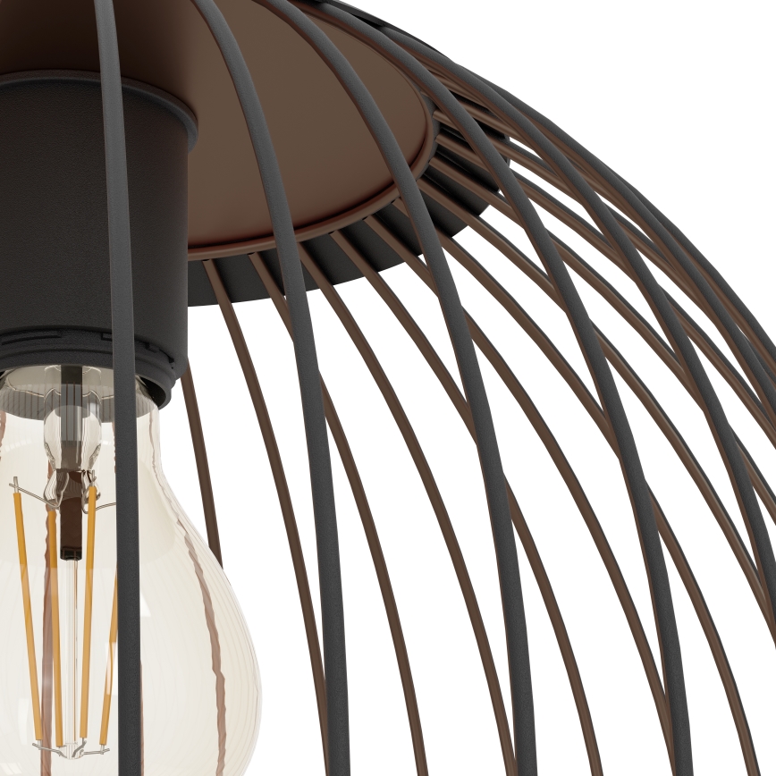 Eglo - Pendul pe cablu 1xE27/60W/230V negru