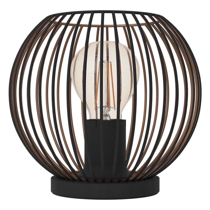 Eglo - Lampă de masă 1xE27/60W/230V neagră