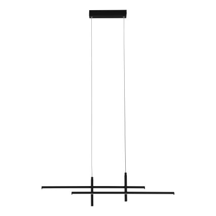 Eglo - Lampă suspendată LED pe cablu, 20 W, 230 V, negru