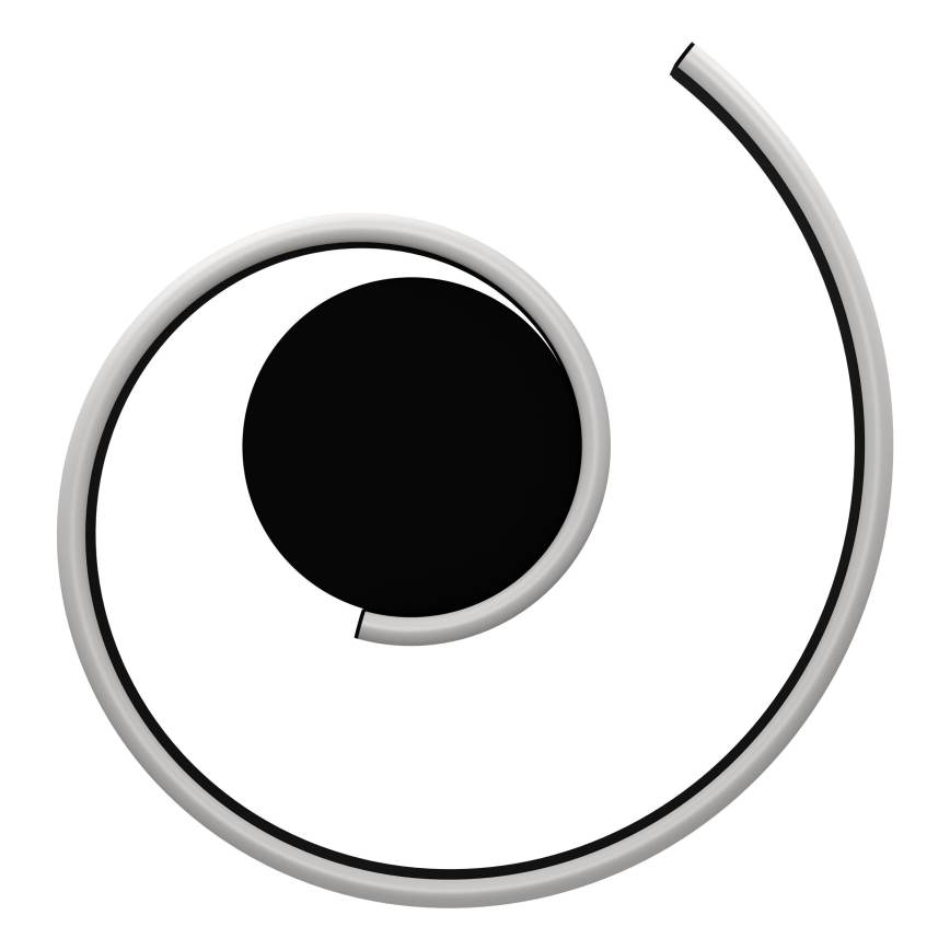 Eglo - Plafonieră LED RGBW dimabilă LED/37W/230V 3000-6500K neagră