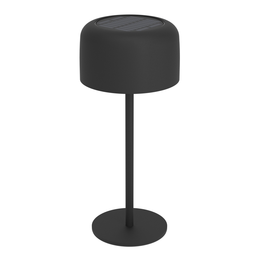Eglo - Lampă de masă LED solară reîncărcabilă, cu control tactil LED/2,8W/3,7V 1800 mAh IP44 negru