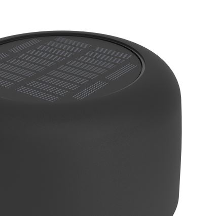 Eglo - Lampă de masă LED solară reîncărcabilă, cu control tactil LED/2,8W/3,7V 1800 mAh IP44 negru