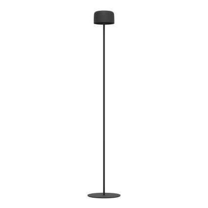 Eglo - Lampă de podea LED cu încărcare solară și control tactil LED/2,8W/3,7V 1800 mAh IP44 neagră