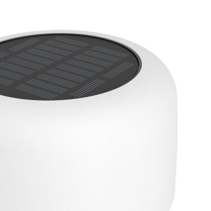 Eglo - Lampă de birou solară reîncărcabilă, tactilă, LED, 2,8 W/3,7 V, 1800 mAh, IP44, albă