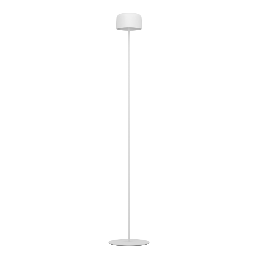 Eglo - Lampă LED solară reîncărcabilă de podea, cu comandă tactilă, 2,8 W / 3,7 V, 1800 mAh, IP44, albă