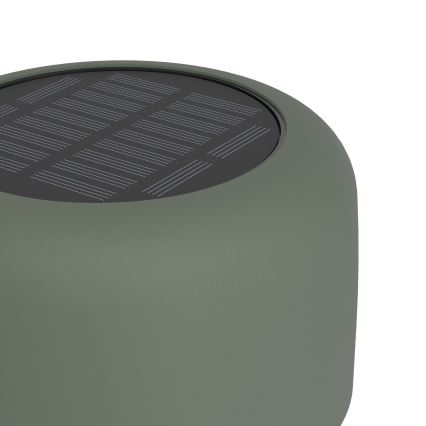 Eglo - Lampă de masă LED cu încărcare solară și control tactil, LED/2,8W/3,7V 1800 mAh IP44, verde