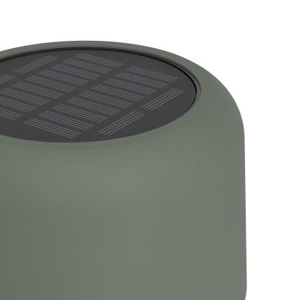 Eglo - Lampă LED de podea cu încărcare solară și control tactil LED/2,8W/3,7V 1800 mAh IP44 verde