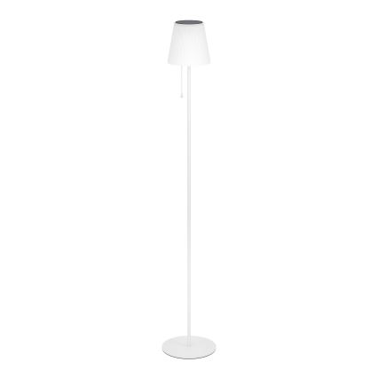 Eglo - Lampă de podea solară reîncărcabilă cu LED 2,3W/3,7V 3000/4000/6500K 1800 mAh IP44 albă