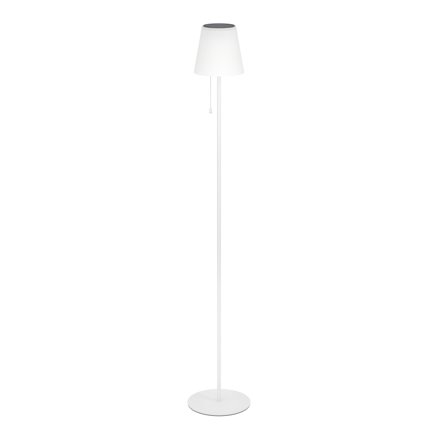 Eglo - Lampă de podea solară reîncărcabilă cu LED 2,3W/3,7V 3000/4000/6500K 1800 mAh IP44 albă