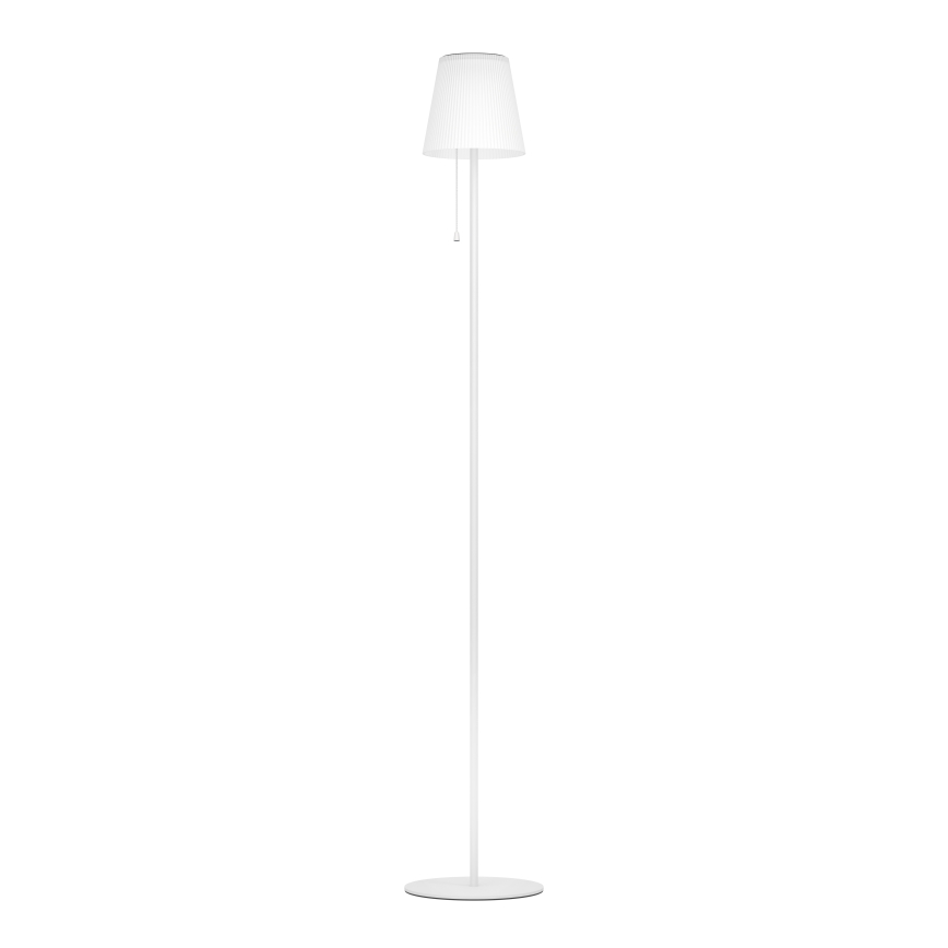 Eglo - Lampă de podea solară reîncărcabilă cu LED 2,3W/3,7V 3000/4000/6500K 1800 mAh IP44 albă